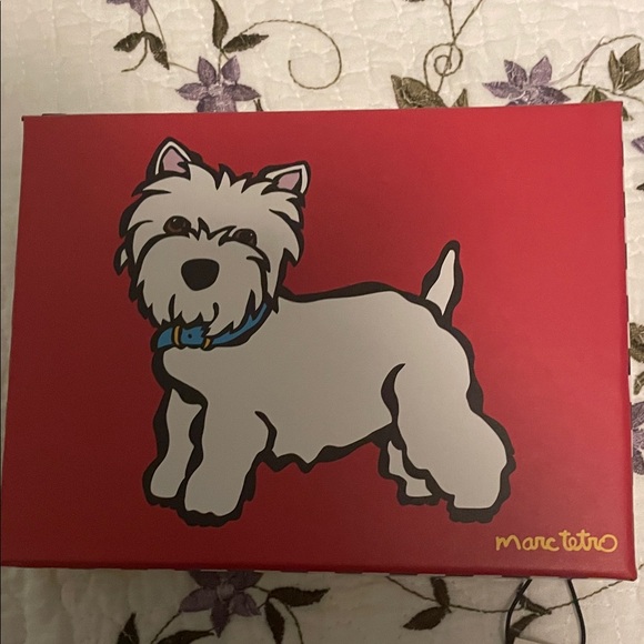 Red Dog Print Wallet by Marc Tetro - Picture 3 of 5